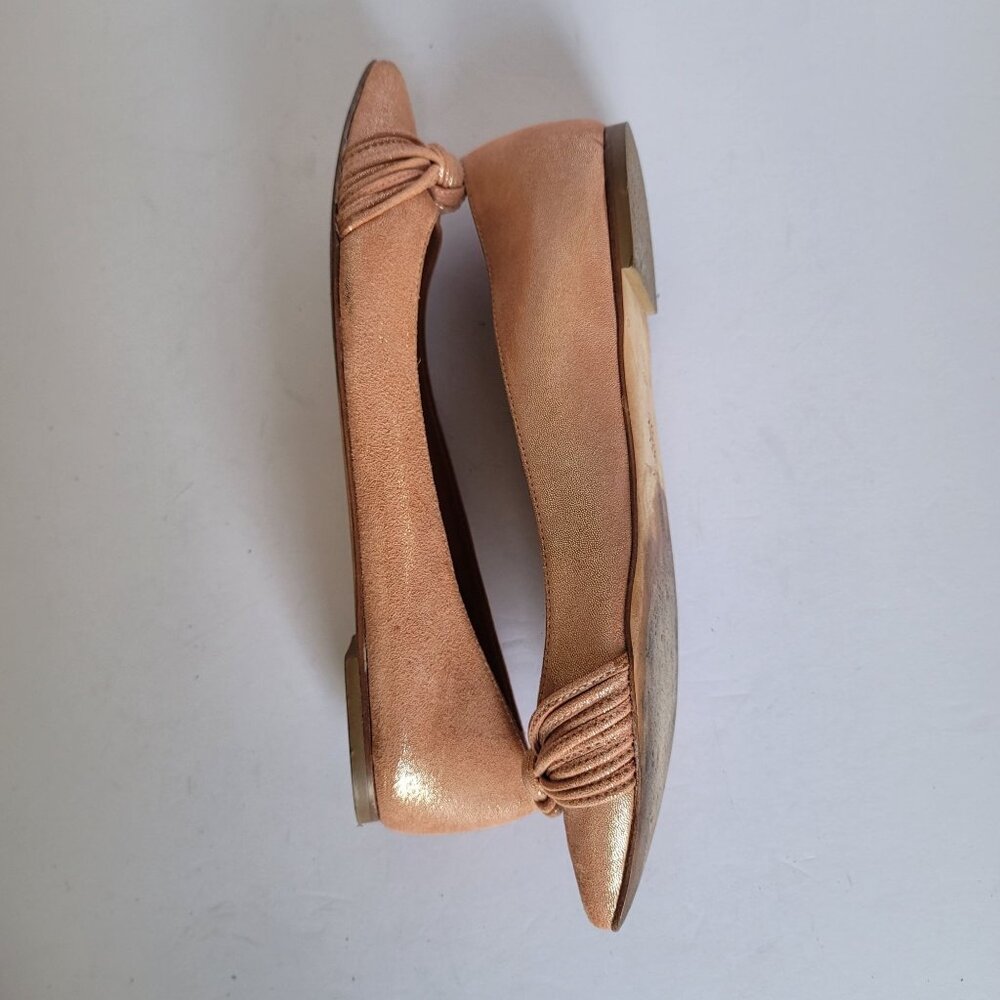 Loeffler Randall Willow Pointed Toe Knot Detail Elegant Flat Sandals. Size 9.5B - Picture 5 of 10